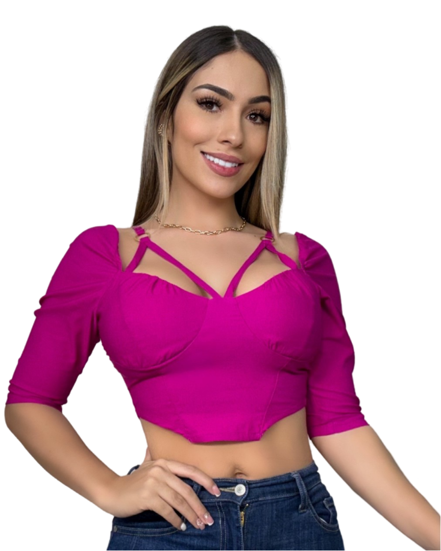 Blusa Ref 737 Fucsia