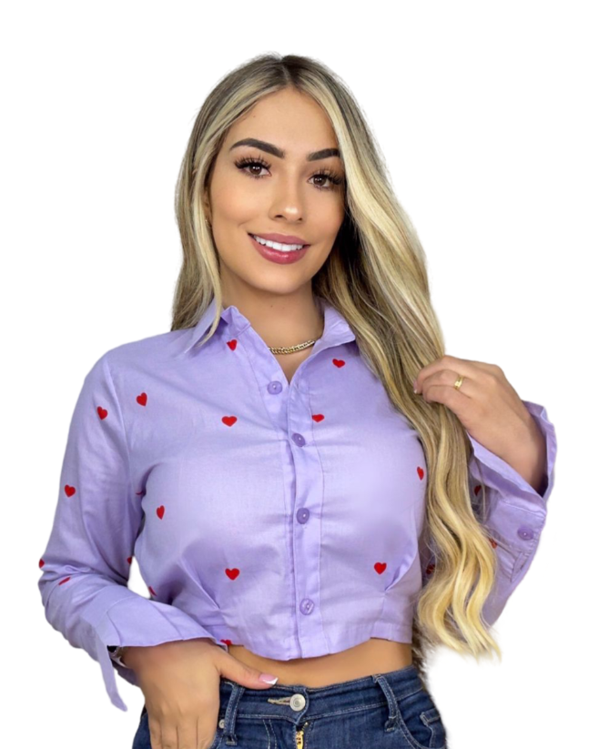 Camisa Ref 716 lila