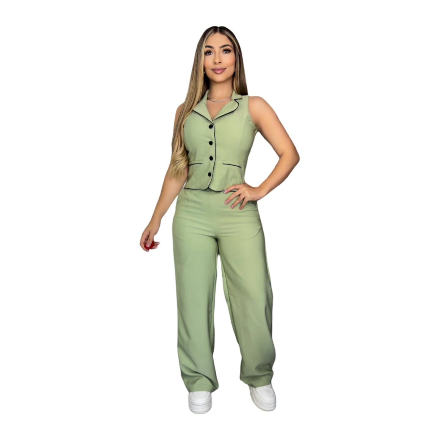 Set Dama Ref 823 Verde Salvia